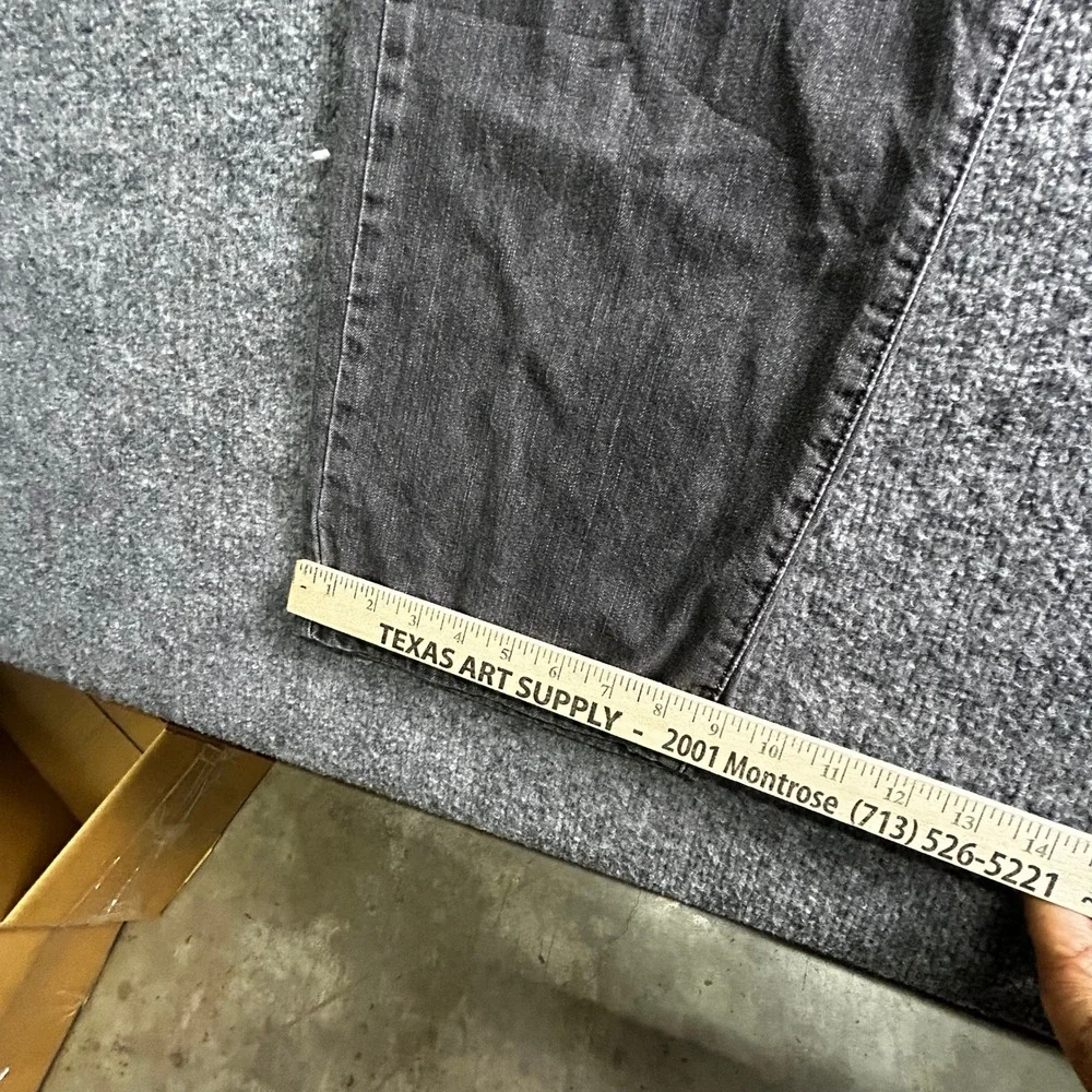 Calvin Klein Jeans Mens Size 36x32 Gray Straight Leg Faded Denim Casual Classic